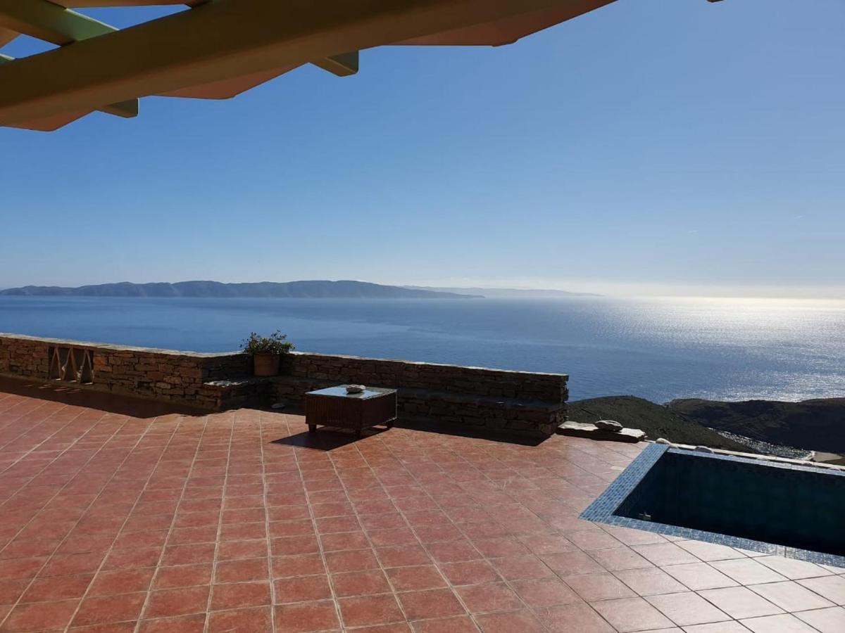 Breathtaking Seaview Villa In A Serene Scenery Chavouna Kültér fotó